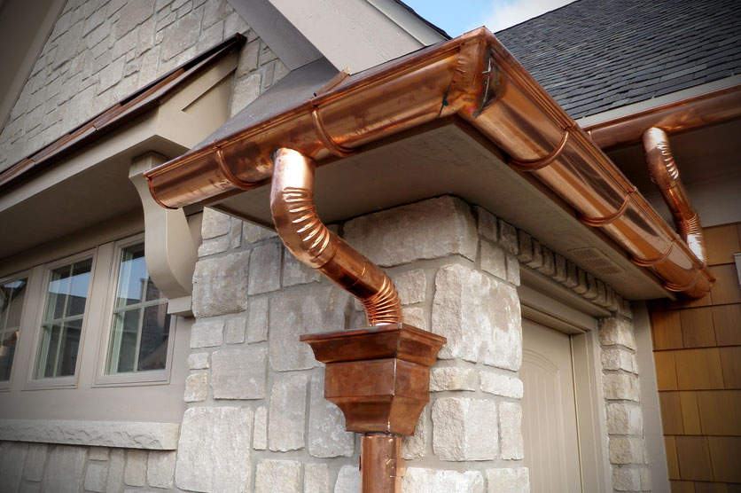 Tulsa Northeast Oklahoma Custom Copper Gutters Gutters Installation